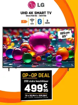 Electro Depot LG UHD 4K SMART TV 65UA7500 BE aanbieding