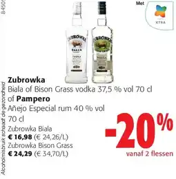 Colruyt Zubrowka Biala aanbieding