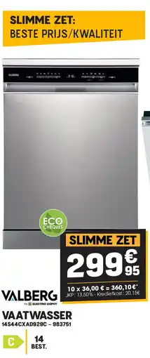 Electro Depot VAATWASSER 14S44CXAD929C aanbieding