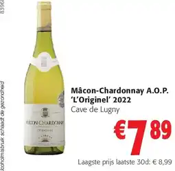 Colruyt Mâcon-Chardonnay A.O.P. ‘L’Originel’ 2022 aanbieding