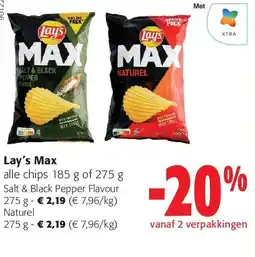 Colruyt Lay’s Max aanbieding