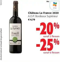 Colruyt Château La France 2020 aanbieding