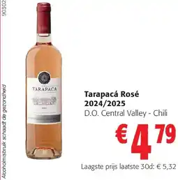 Colruyt Tarapacá Rosé 2024/2025 aanbieding