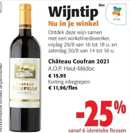 Colruyt Cordillera Carmenère-Merlot 2019 aanbieding