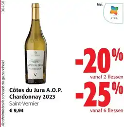 Colruyt Côtes du Jura A.O.P. Chardonnay 2023 aanbieding