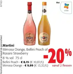 Colruyt Martini Bellini Peach aanbieding