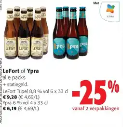 Colruyt LeFort Tripel 8,8 % vol 6 x 33 cl aanbieding