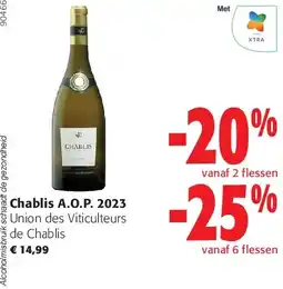 Colruyt Chablis A.O.P. 2023 aanbieding