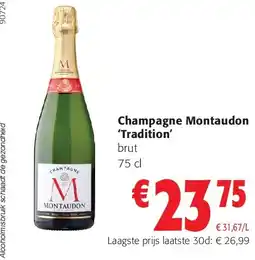 Colruyt Champagne Montaudon ‘Tradition’ aanbieding