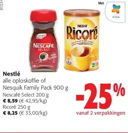 Colruyt Nescafé Select 200 g aanbieding