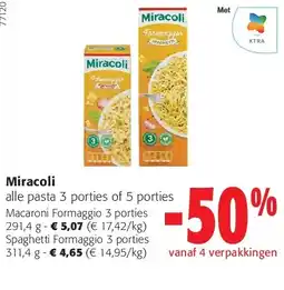 Colruyt Macaroni Formaggio 3 porties 291,4 g aanbieding