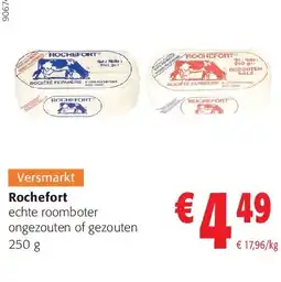 Colruyt Rochefort echte roomboter ongezouten of gezouten 250 g aanbieding