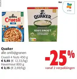 Colruyt Cruesli 4 Nuts 450 g aanbieding