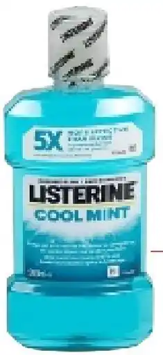 Colruyt Listerine mondspoeling Cool Mint aanbieding