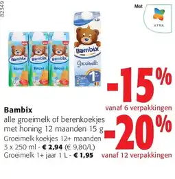 Colruyt Groeimelk koekjes 12+ maanden aanbieding