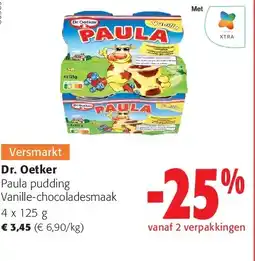 Colruyt Dr. Oetker Paula pudding aanbieding