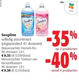 Colruyt Soupline volledig assortiment aanbieding