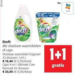 Colruyt Dreft alle vloeibare wasmiddelen aanbieding