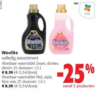 Colruyt Woolite volledig assortiment aanbieding