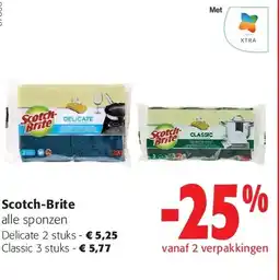 Colruyt Scotch-Brite Delicate 2 stuks aanbieding