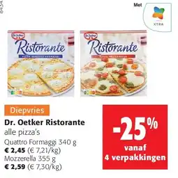 Colruyt Quattro Formaggi 340 g aanbieding