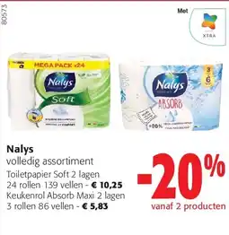 Colruyt Nalys volledig assortiment aanbieding