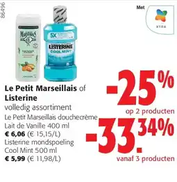 Colruyt Le Petit Marseillais douchecrème Lait de Vanille 400 ml aanbieding