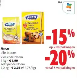 Colruyt Anco alle bloem Vloeiende bloem 1 kg aanbieding