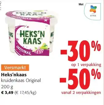Colruyt Heks’nkaas kruidenkaas Original 200 g aanbieding