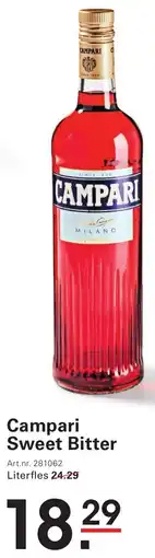 Sligro Campari Sweet Bitter aanbieding