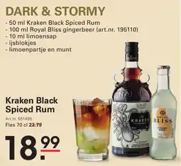 Sligro Kraken Black Spiced Rum aanbieding