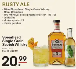 Sligro Spearhead Single Grain Scotch Whisky aanbieding