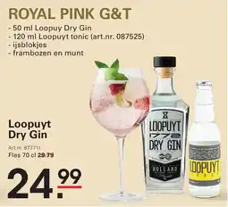 Sligro Loopuy Dry Gin aanbieding