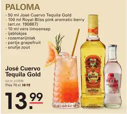 Sligro José Cuervo Tequila Gold aanbieding