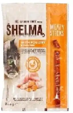 Colruyt Shelma Meaty Sticks Gevogelte-kurkuma aanbieding