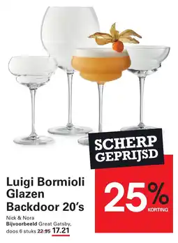 Sligro Luigi Bormioli Glazen Backdoor aanbieding