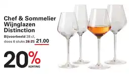 Sligro Chef & Sommelier Wijnglazen Distinction aanbieding