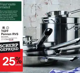 Sligro TGFF Pannen RVS aanbieding