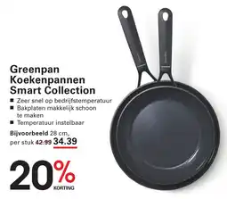 Sligro Greenpan Koekenpannen Smart Collection aanbieding