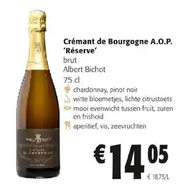 Colruyt Crémant de Bourgogne A.O.P. 'Réserve' aanbieding