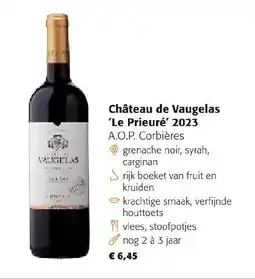 Colruyt Château de Vaugelas 'Le Prieuré' 2023 aanbieding