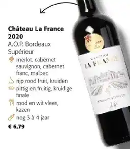 Colruyt Château La France 2020 aanbieding