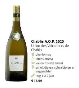 Colruyt Chablis A.O.P. 2023 aanbieding