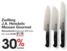 Sligro Zwilling J.A. Henckels Messen Gourmet aanbieding