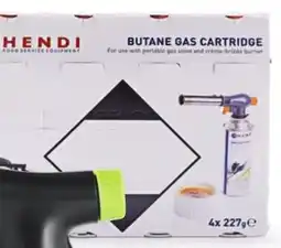 Sligro Hendi Crème Brûléebrander Gascartouches aanbieding