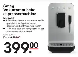 Sligro Smeg Volautomatische Espressomachine aanbieding