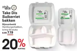 Sligro Take Dis Suikerriet bakken aanbieding