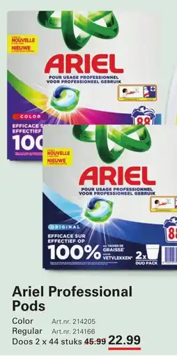 Sligro Ariel Professional Pods aanbieding