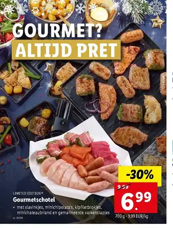 Lidl Limited Edition Gourmetschotel 700 g aanbieding