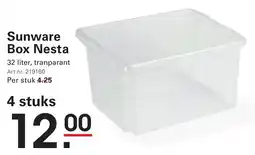 Sligro Sunware Box Nesta aanbieding